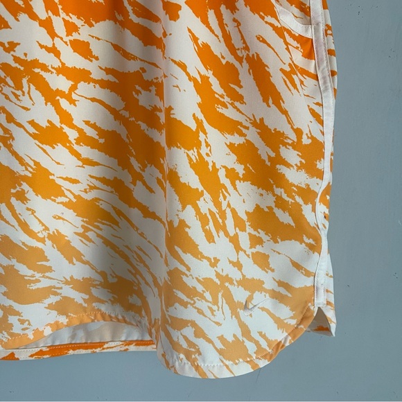 Nike Golf Dr Fit Skort Orange Ombré Print Sz L - Picture 3 of 6